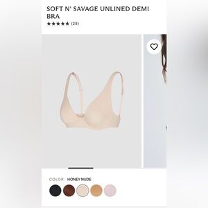 NWT Savage x Fenty Seamless Nude Bra